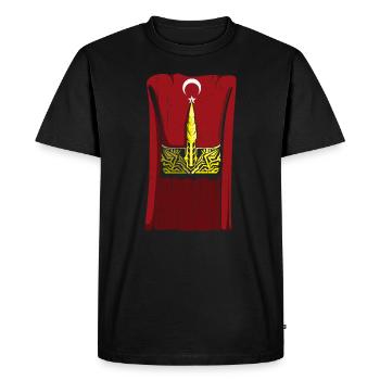 Empire ottoman guerrier ottoman Janitscharen - T-shirt Premium bio Homme - noir - Devant - Nico (187cm)