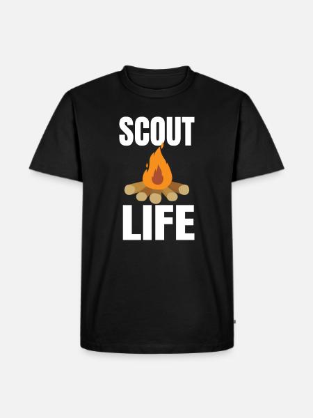 SCOUT: Scout Life - Men's Premium Organic T-Shirt - black