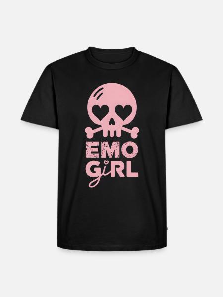 Fille emo ! - T-shirt Premium bio Homme - noir