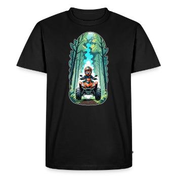 Quad & Off-Road - Men's Premium Organic T-Shirt - black - Front - Nico (187cm)