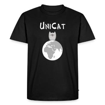 Unique: you are unique, very special - Men's Premium Organic T-Shirt - black - Front - Nico (187cm)