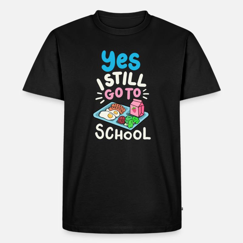 Schule Cafeteria-Crew - Männer Premium Bio T-Shirt - Schwarz