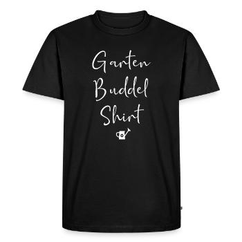 Chemise de creusement de jardin - T-shirt Premium bio Homme - noir - Devant - Nico (187cm)