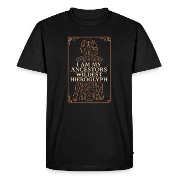 L’archéologie pharaonienne dans l’Égypte ancienne - T-shirt Premium bio Homme - noir - Devant - Nico (187cm)