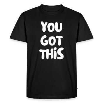 Vous avez compris - T-shirt Premium bio Homme - noir - Devant - Nico (187cm)