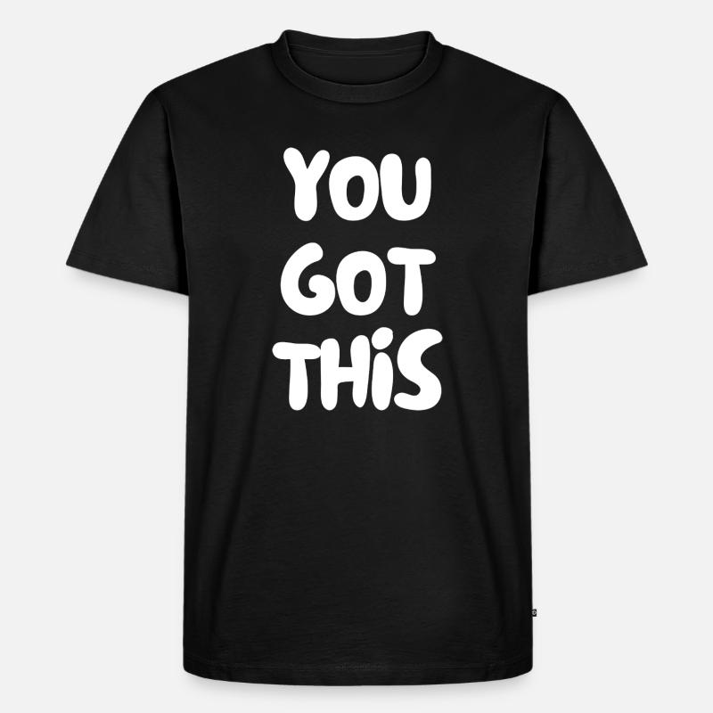 Du hast das verstanden - Männer Premium Bio T-Shirt - Schwarz