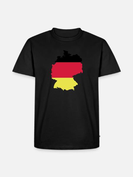 Deutschland - Men's Premium Organic T-Shirt - black