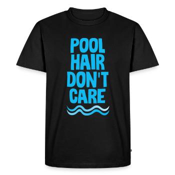 Piscine Cheveux Ne Pas Se Soucier 4 - T-shirt Premium bio Homme - noir - Devant - Nico (187cm)