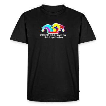 Error 404 Costume Not Found Nerd Carnival IT - Men's Premium Organic T-Shirt - black - Front - Nico (187cm)