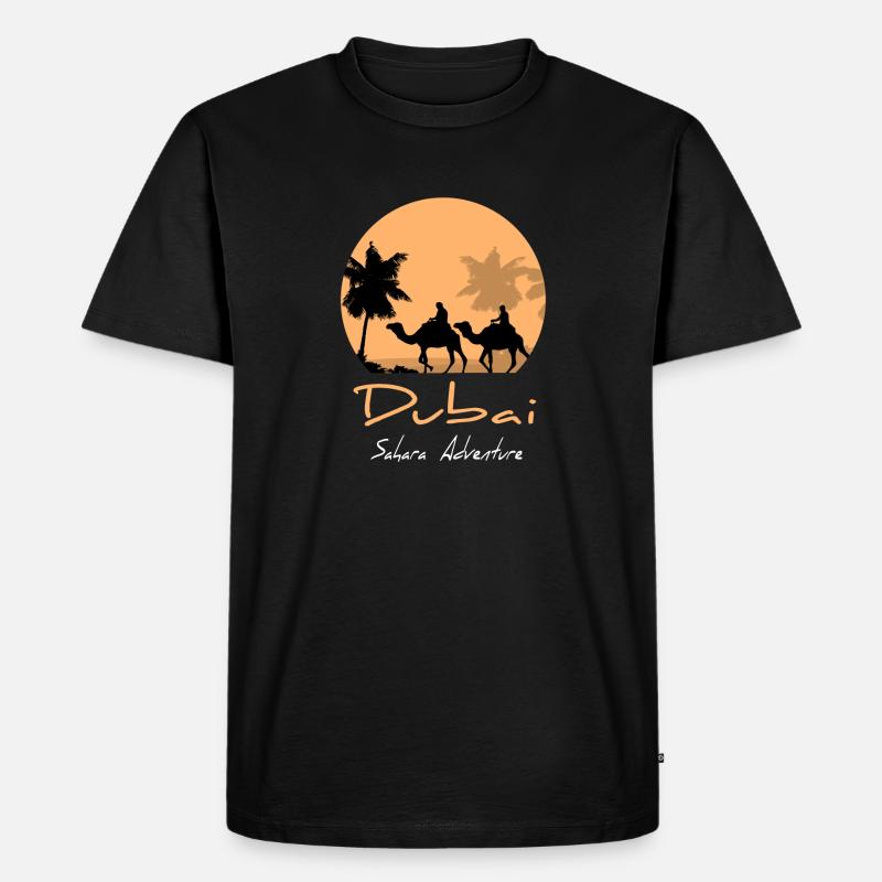 Dubai - Männer Premium Bio T-Shirt - Schwarz