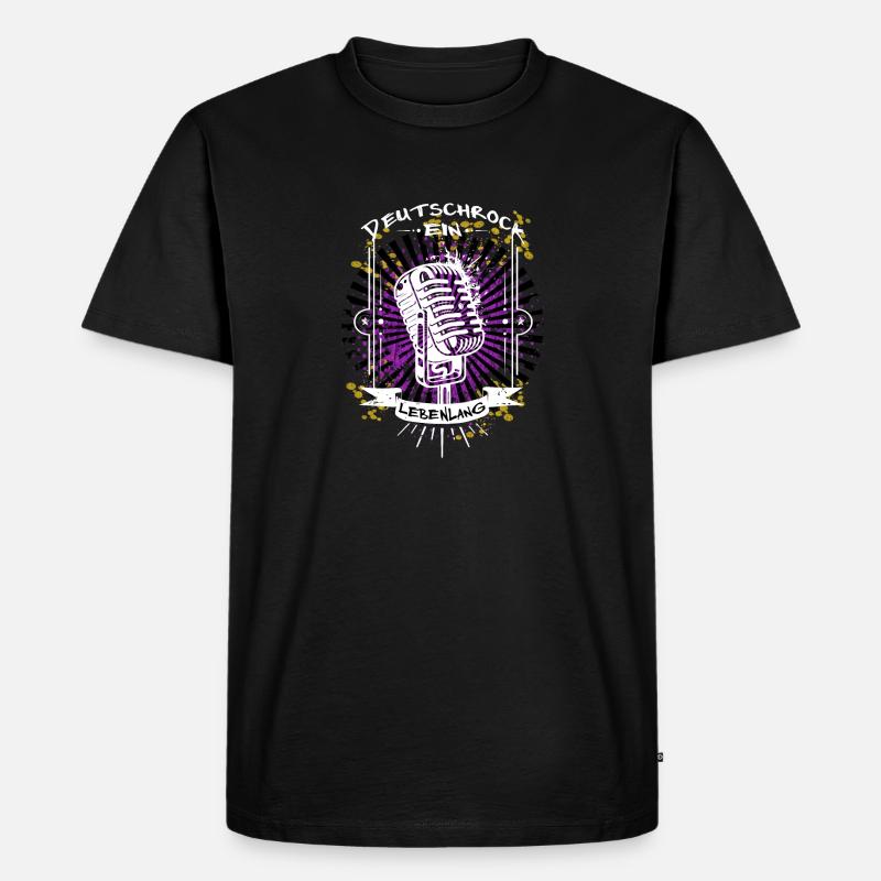 Slice1 - Männer Premium Bio T-Shirt - Schwarz