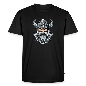 fierce Viking - Men's Premium Organic T-Shirt - black - Front - Nico (187cm)