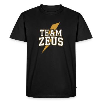 Team Zeus - T-shirt Premium bio Homme - noir - Devant - Nico (187cm)
