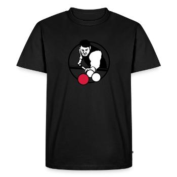 billard_3c - Men's Premium Organic T-Shirt - black - Front - Nico (187cm)