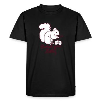 protect your nuts - T-shirt Premium bio Homme - noir - Devant - Nico (187cm)