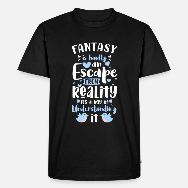 Fantasie Tocher Kind - Männer Premium Bio T-Shirt - Schwarz