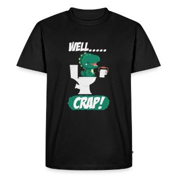 Drôle de problèmes de pépins de Trex dinosaures - T-shirt Premium bio Homme - noir - Devant - Nico (187cm)