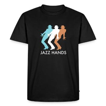 Jazz Hands Chorégraphe de danse jazz - T-shirt Premium bio Homme - noir - Devant - Nico (187cm)