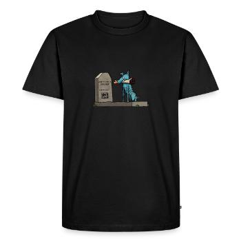 Tindaloo & Escher - Men's Premium Organic T-Shirt - black - Front - Nico (187cm)