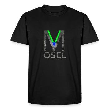 Moselle G - T-shirt Premium bio Homme - noir - Devant - Nico (187cm)