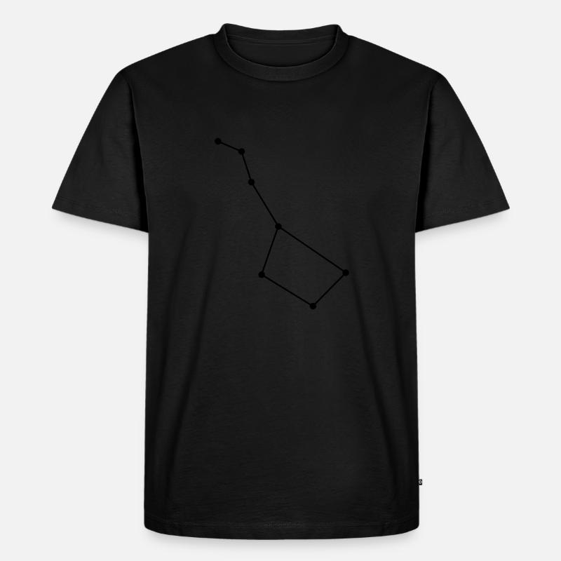 Constellation Big Dipper - Men's Premium Organic T-Shirt - black
