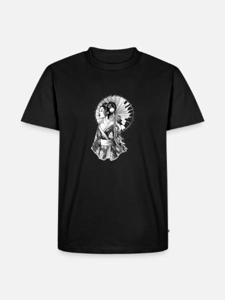 Geisha Sb8 - Men's Premium Organic T-Shirt - black