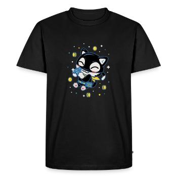 Treasure - Men's Premium Organic T-Shirt - black - Front - Nico (187cm)
