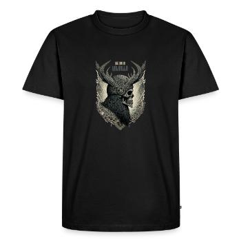 Rendez-vous au Valhalla - T-shirt Premium bio Homme - noir - Devant - Nico (187cm)