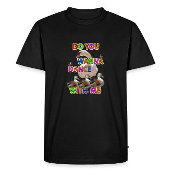 Danse du canard - T-shirt Premium bio Homme - noir - Devant - Nico (187cm)