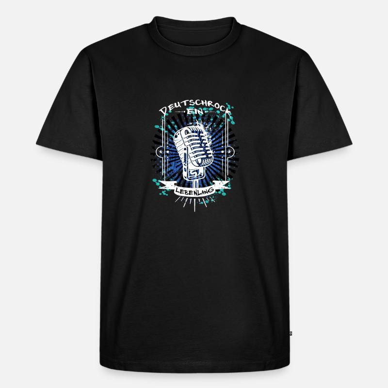 Slice5 - Männer Premium Bio T-Shirt - Schwarz