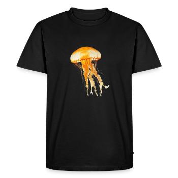 La variété de méduses est impressionnante. - T-shirt Premium bio Homme - noir - Devant - Nico (187cm)