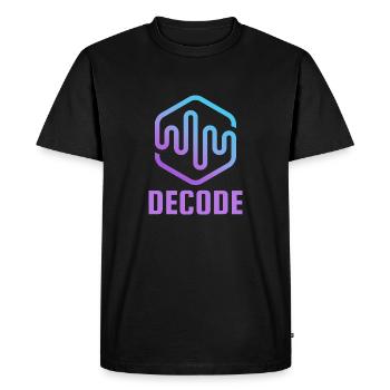 Prints for music lovers, music, trendy - Men's Premium Organic T-Shirt - black - Front - Nico (187cm)