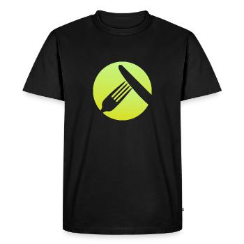 Chef, Chef, Chef, Chef amateur - T-shirt Premium bio Homme - noir - Devant - Nico (187cm)