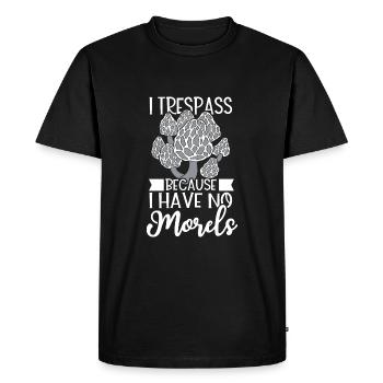 Have No Morel Mycology Mushroom Morel Hunting - Men's Premium Organic T-Shirt - black - Front - Nico (187cm)
