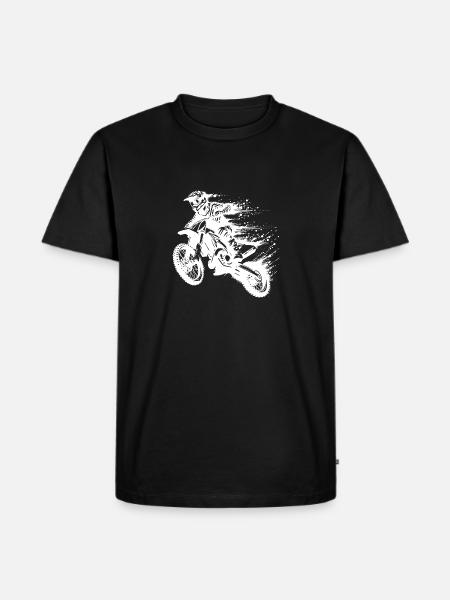 motorsport hobby terrängmaskin i hopp - Ekologisk premium-T-shirt herr - svart