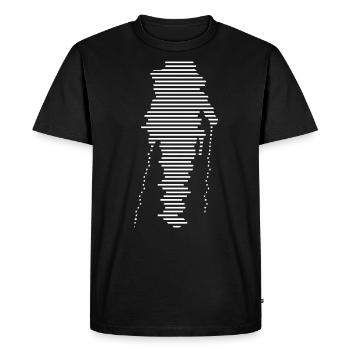 Hikers - (4) - Men's Premium Organic T-Shirt - black - Front - Nico (187cm)