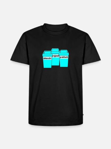Geschenkidee - Männer Premium Bio T-Shirt - Schwarz