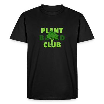 Régime végétarien végétalien du club à base de plantes - T-shirt Premium bio Homme - noir - Devant - Nico (187cm)