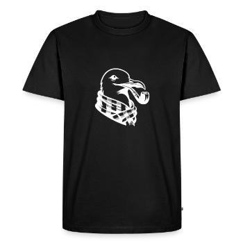 L’art de la mouette nordique dans le flair marin - T-shirt Premium bio Homme - noir - Devant - Nico (187cm)