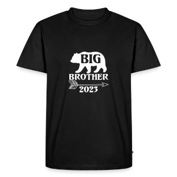 Big Brother 2023 Big Bro 23 - Men's Premium Organic T-Shirt - black - Front - Nico (187cm)