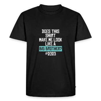 Big Brother 2023 Big Bro 23 - Men's Premium Organic T-Shirt - black - Front - Nico (187cm)