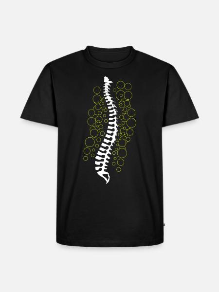 Physiotherapy Physiotherapist Chiropractic Chiro - Men's Premium Organic T-Shirt - black