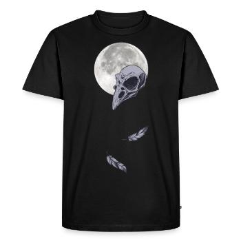 The Crow - Men's Premium Organic T-Shirt - black - Front - Nico (187cm)