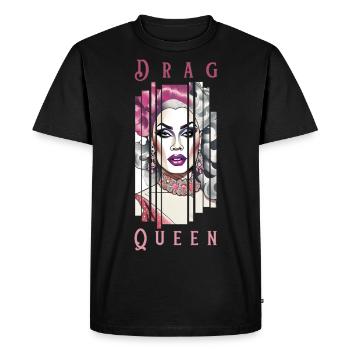 DragQueen - T-shirt Premium bio Homme - noir - Devant - Nico (187cm)