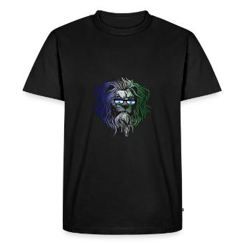 Lesotho - Men's Premium Organic T-Shirt - black - Front - Nico (187cm)