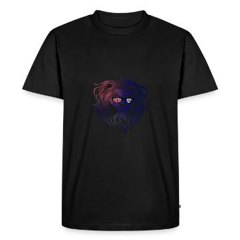 Saint Helena - Men's Premium Organic T-Shirt - black - Front - Nico (187cm)