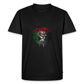 E.A.U - T-shirt Premium bio Homme - noir - Devant - Nico (187cm)