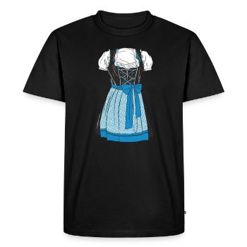Volksfest Dirndl Ersatz - T-shirt Premium bio Homme - noir - Devant - Nico (187cm)