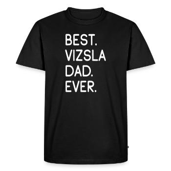 Vizsla Magyar Vizsla Chien d'arrêt hongrois - T-shirt Premium bio Homme - noir - Devant - Nico (187cm)