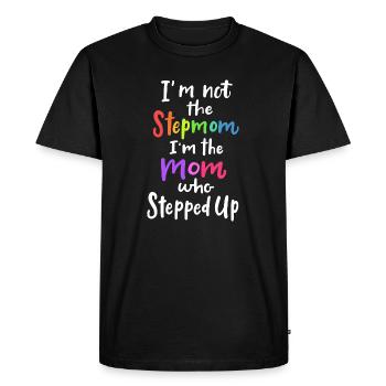 Je ne suis pas la belle-mère, je suis la mignonne intensifiée - T-shirt Premium bio Homme - noir - Devant - Nico (187cm)